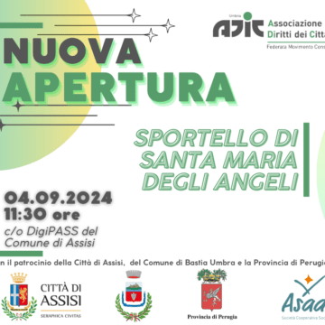 Inaugurazione dello Sportello ADiC di Santa Maria degli Angeli