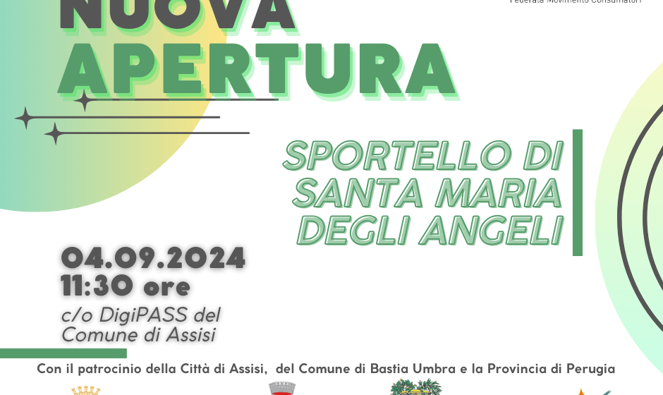 Inaugurazione dello Sportello ADiC di Santa Maria degli Angeli